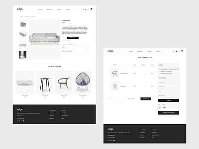 Edge furniture store layouts