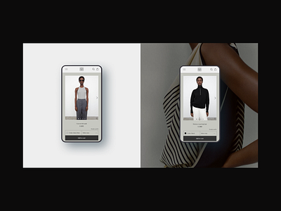 TOTEME fashion brand layouts design ecommerce fashion fashion store online store onlineshop ui user interface uxui web webdesign website