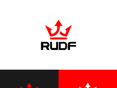 RUDF logo design branding design flat graphic design illustration illustrator logo logodesign logotype minimal typography vector