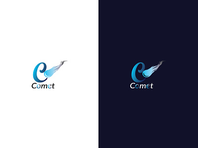 Comet design illustration logo