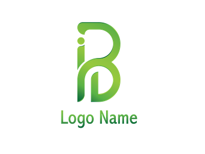 BPI Letter Logo design icon illustraion illustration logo minimal vector