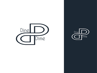 Dine Dime icon logo minimal