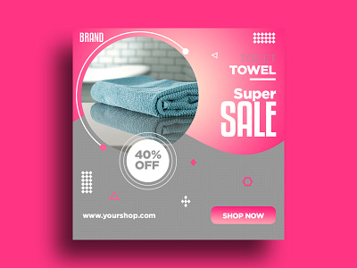 Product Banner Design for Ecommerce Sale