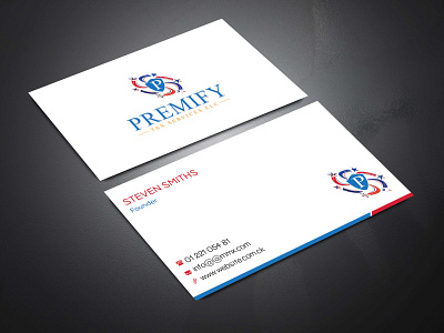 Modern Minimalist Business Card Design branding business card cards letterhead stationery stationery design