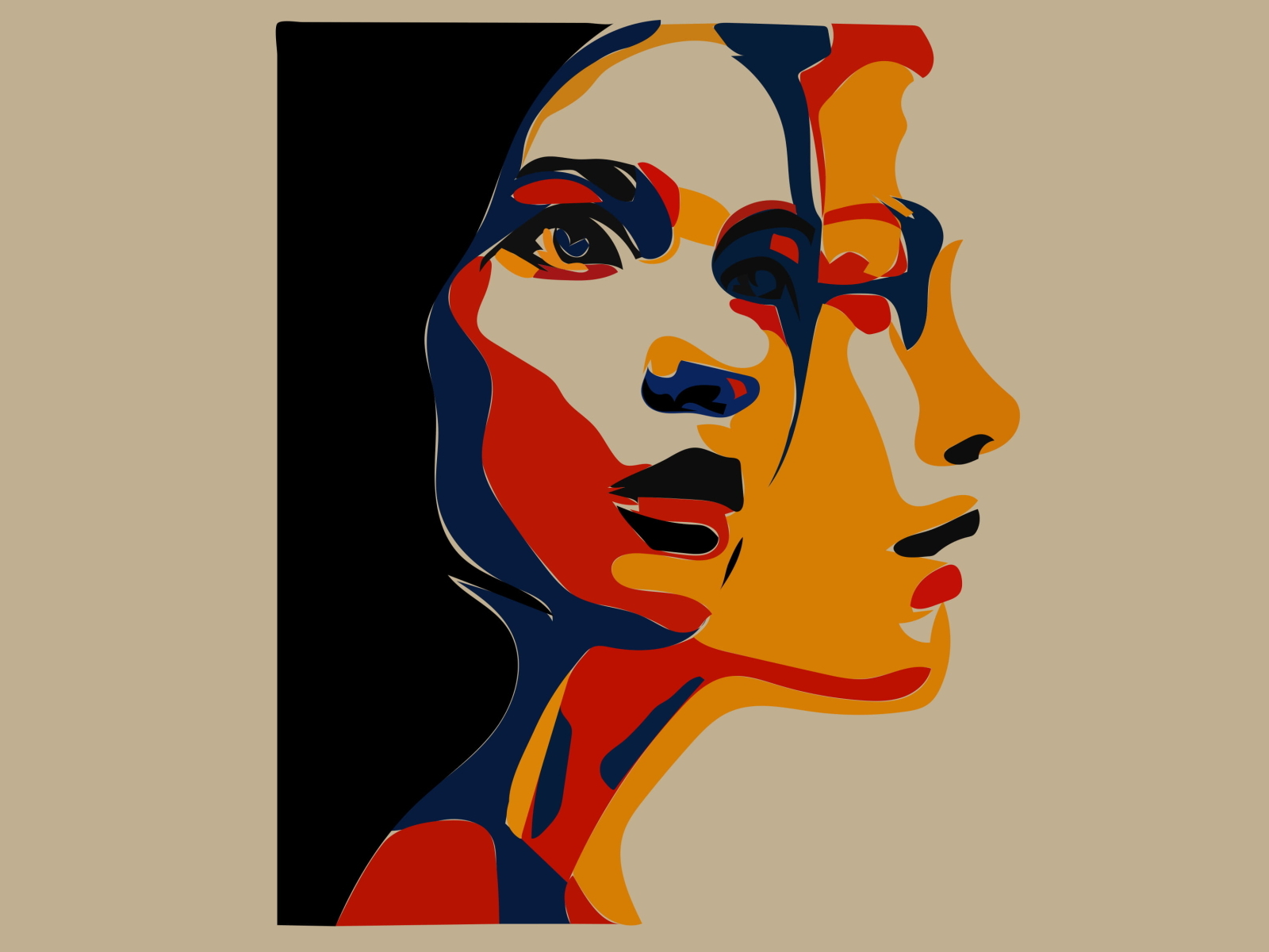 Painting in vector art form. by Vanya Verma on Dribbble