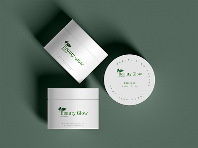 Beauty Glow Spa Branding branding cream cream packaging design graphic graphic design logo logo design package design packaging spa