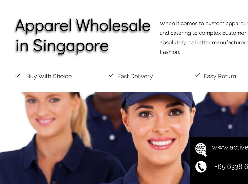 Apparel Wholesale in Singapore by Active Cool Fashion on Dribbble