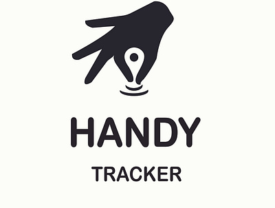 Handy Tracker Logo Design abstract app branding design icon logo minimal typography ux vector