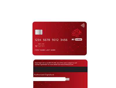 Card Design for Abu Dhabi Bank