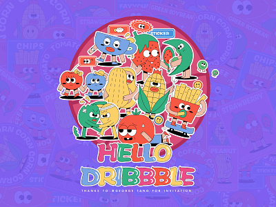 Hello Dribbble branding design illustration logo ui