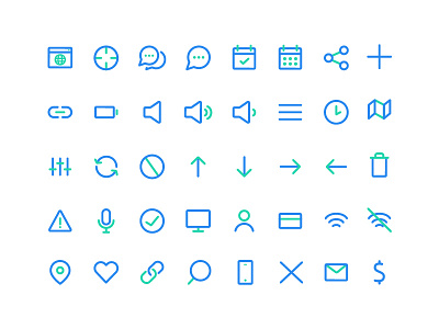 Basic icon set