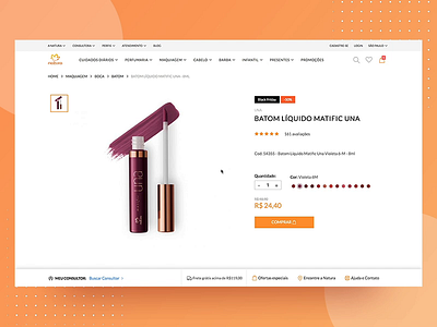 Online Shopping brand buy desktop eccomerce interaction lipstick makeup motion shop shopping ui uidesign ux website