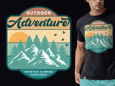 Adventure T-shirt design.