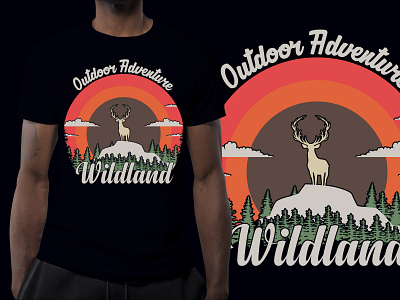 Outdoor Adventure T-shirt Design custom tshirt