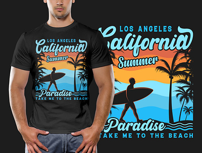 Summer/California T-shirt Designs. custom tshirt