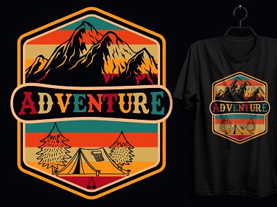 Adventure T-shirt Design. custom tshirt