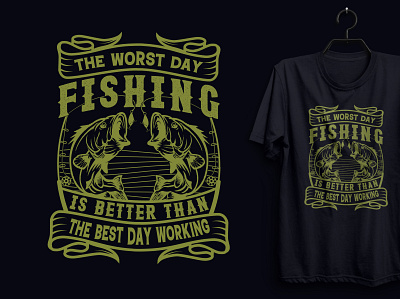 Fishing T-shirt Design. custom tshirt