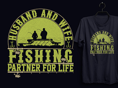 Fishing Partner T-shirt Design.