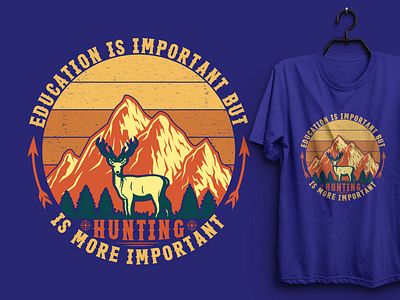 Hunting T-shirt Design.