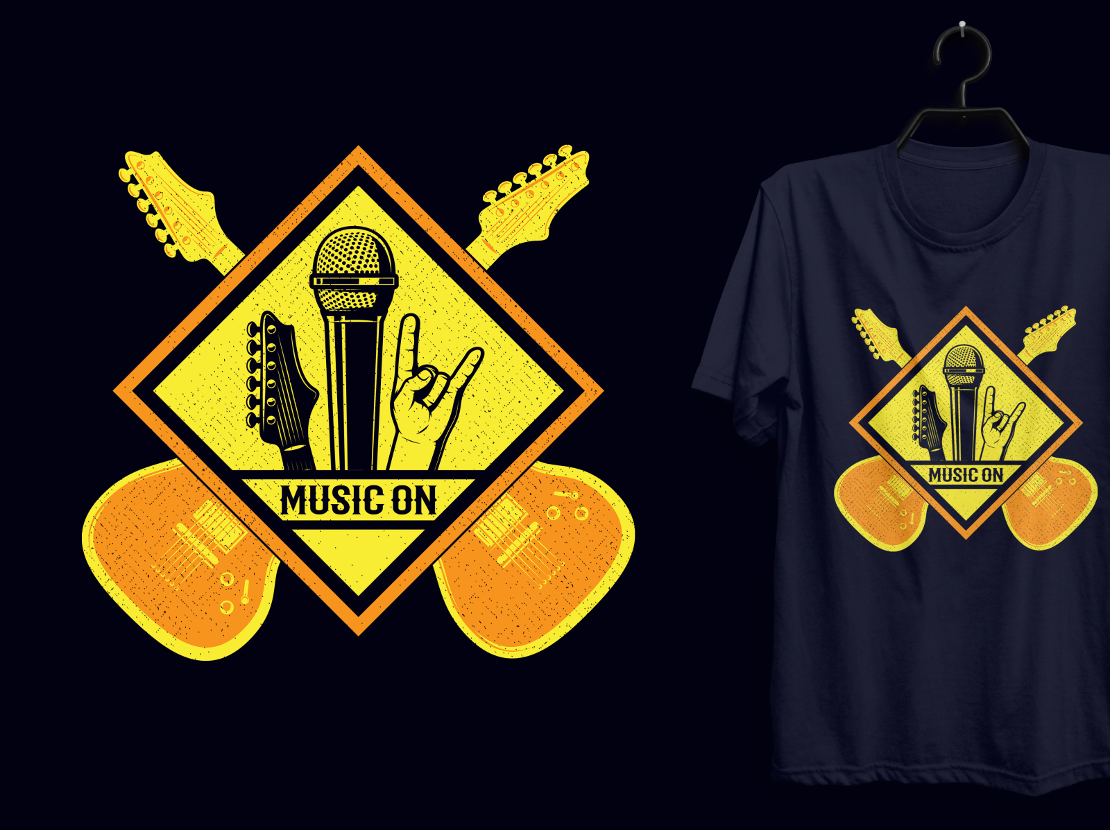 Music Lover Tshirt Design by Rifat Mia on Dribbble