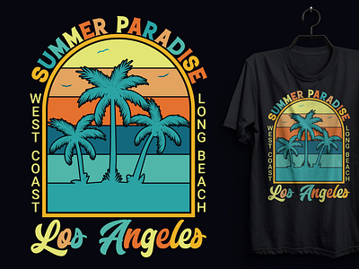 Summer T-shirt Design.