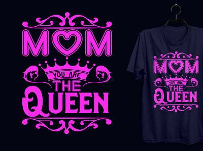 Mother Typography T-shirt Design. custom tshirt