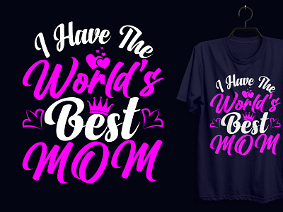 Mother Typography T-shirt Design. custom tshirt