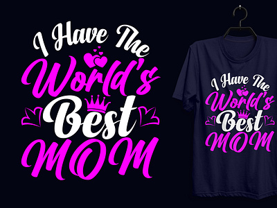 Mother Typography T-shirt Design.