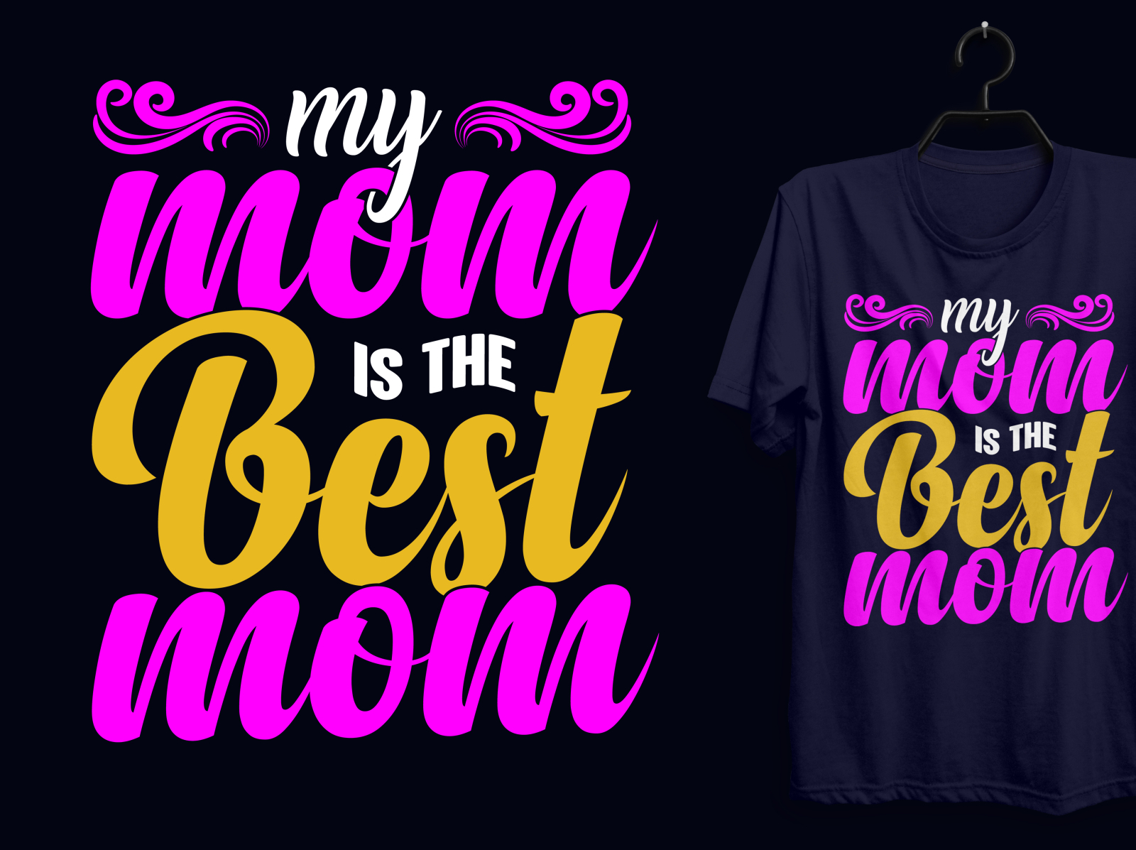 Mother Typography T-shirt Design. by Rifat Mia on Dribbble