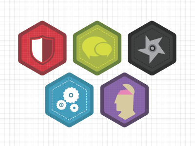 Personality Badges by Judah Eisenhart on Dribbble