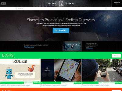 Endless Discovery homepage video website