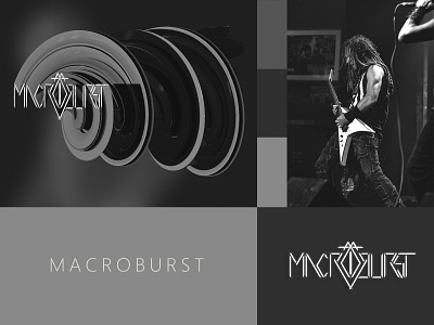 MACROBURST 3d design graphic design logo