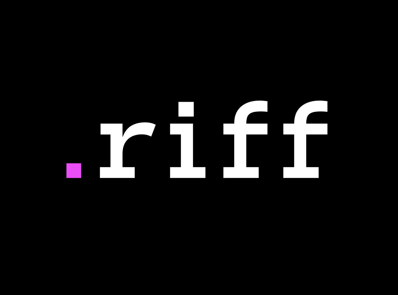 riff logo by Emma Winer on Dribbble