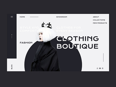 The main screen for the store by Natali / Web-Designer on Dribbble