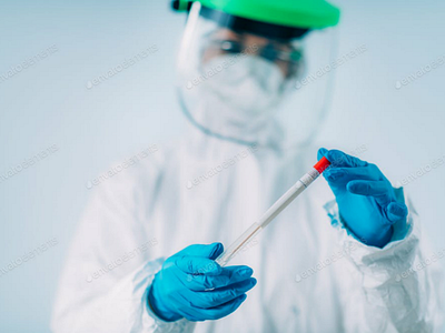 Corona virus test corona coronavirus dna epidemic epidemiology health kit medical one pandemic pcr people person protective sample