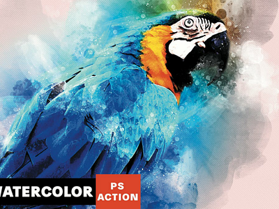 Watercolor Artist Photoshop Action