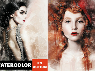 Artistic Watercolor Photoshop Action