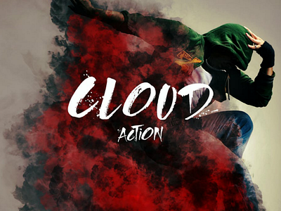 Cloud Photoshop Action abstract action atn cloud correction decorative distortion dust sand effect fx image photoshop addon realistic