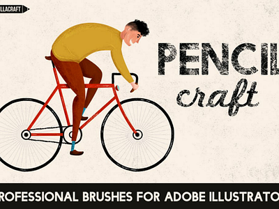 Pencilcraft Brushes for Adobe Illustrator