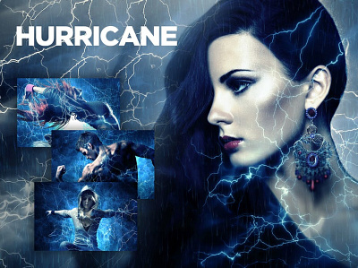 Hurricane Photoshop Action CS2+ abstract action branding creative damage design disaster effect evil hand drawn hero herricane illustration storm volcano war art drawing photoshop professional