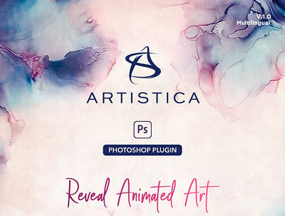 Artistica Photoshop Plugin For Watercolor Effects Animation abstract artwork background creative draw effect gif ink instagram paint photo plugin podcast watrrcolor design drawing modern photoshop professional sketch