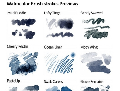 Realistic Responsive Watercolor Brushes