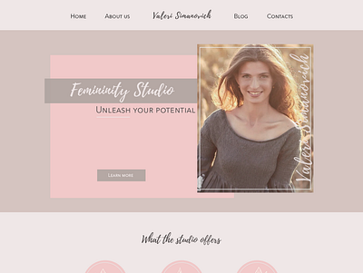 Website for a beauty school