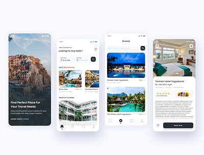 Hotel Booking App Design accomodation app booking app booking hotel ui hotel app hotel booking hotel ui travel travel app travel ui uiux