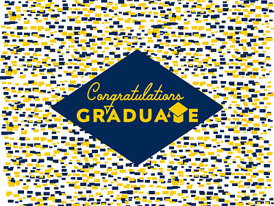Graduation Card Ideas confetti graduation illustration typography