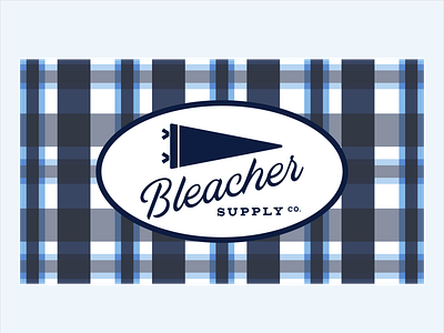 Bleacher Supply Co. branding illustration lacrosse logo