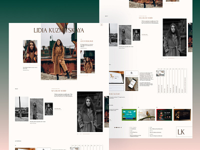Page about me design figma landing page minimal portfolio website