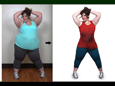 Body Slimming _ Before and After adobe photoshop body shaping body slimming editing graphic design image manipulation image retouching photo editing photoshop