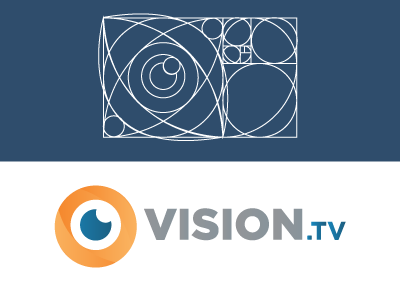 Rebrand - Vision Tv branding cable identity logo minimal modern rebrand simple tv vision