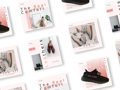 Social media post design for Greg's shoe brand advertising app banners brand design branding design homepage ui logo posters social media post ui ux vector web